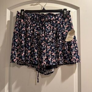 Altar'd State Navy Floral Women's Skorts